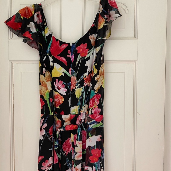 NWOT Tahari Silk Floral Dress - Picture 6 of 8